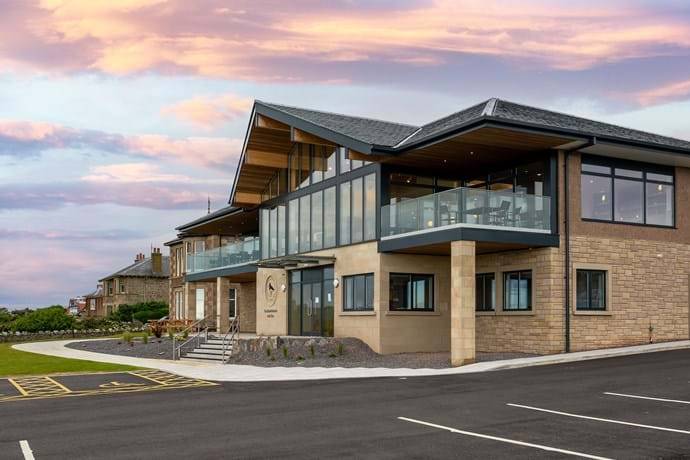 Machrihanish Golf Clubhouse - Alumasc Rainwater Aqualine & Flushjoint