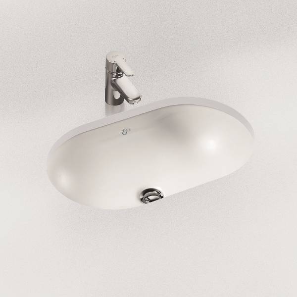 Concept Oval 62 cm Under-countertop Washbasin