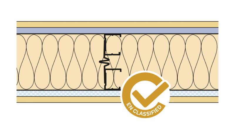Siniat Twin Frame Metal Stud Partition Twin(AB)-CS50R-15Un15dB#15Sx15Un-FFG(200)