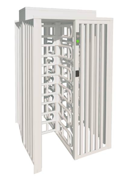 RotaSec HS90L LPS 1175 Internal / External Full-Height High Security Turnstile