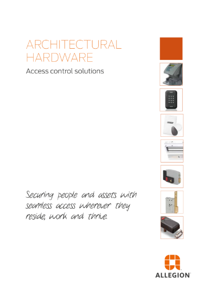 Electronic Access Control Catalogue