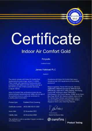 Indoor Air Comfort – Eurofins