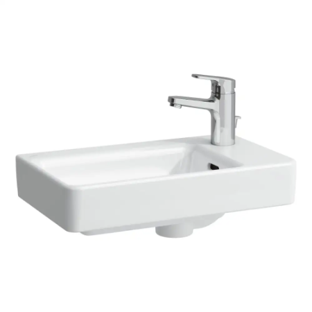 LAUFEN PRO S - Liten servant, asymmetrisk høyre 480mm x 280mm x 85mm 