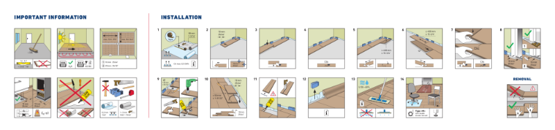 Kronotex Installation Instructions