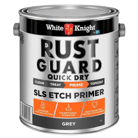 White Knight Rust Guard Quick Dry SLS Etch Primer Paint