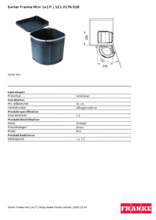 Product Sheet 121.0176.518