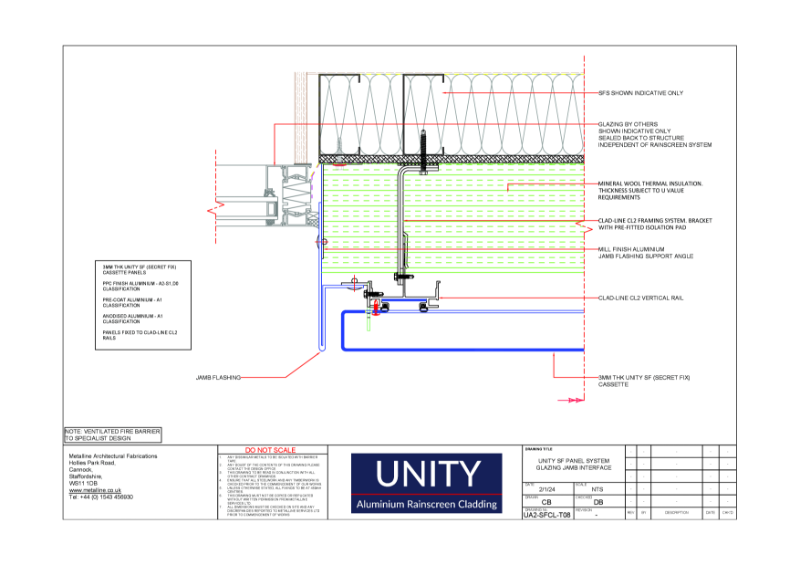 Unity A1 SF-08 Technical Drawing