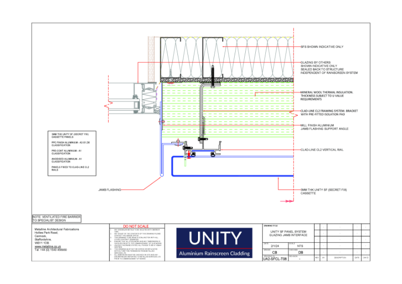 Unity A2 SF-08 Technical Drawing