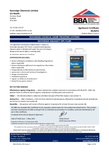 RenderMix BBA Certification