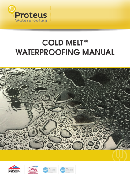 Cold Melt® Waterproofing Manual