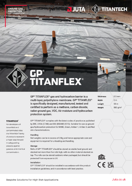 JUTA UK GP® Titanflex - Technical Datasheet