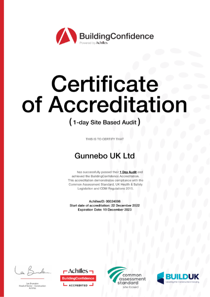 Building Confidence Accreditation