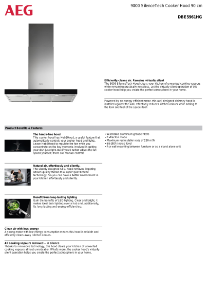 DBE5961HG - Data Sheet