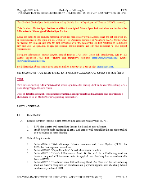 Outsulation System - Full Length Document