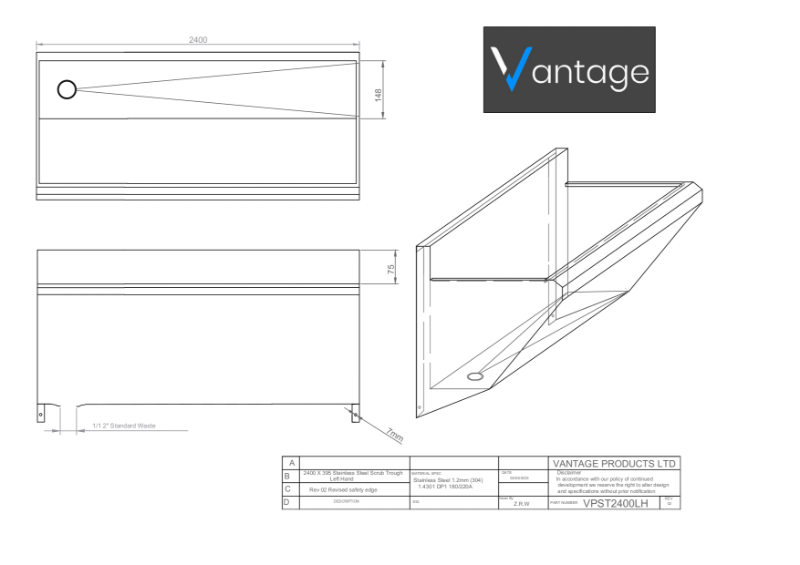 Drawing - VPST2400LH 3D 02