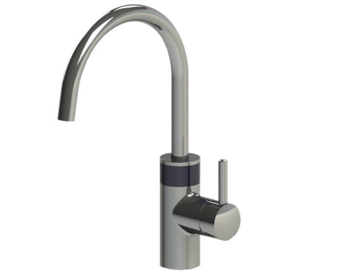 CONTI+ Hybrid Kitchen Faucet H10, Single Lever Mixer With IR-Sensor