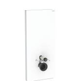 Geberit Monolith Plus sanitary module for wall-hung WC, 114 cm, front cladding made of glass