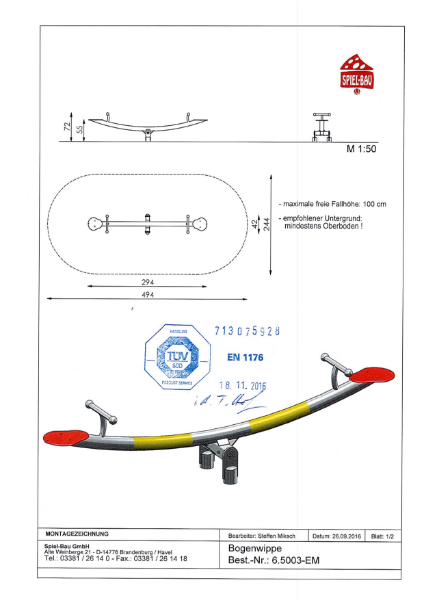 TUV Stainless Seesaw