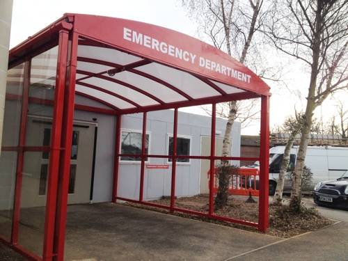 Wexham Hospital Case Study - Entrance Canopy