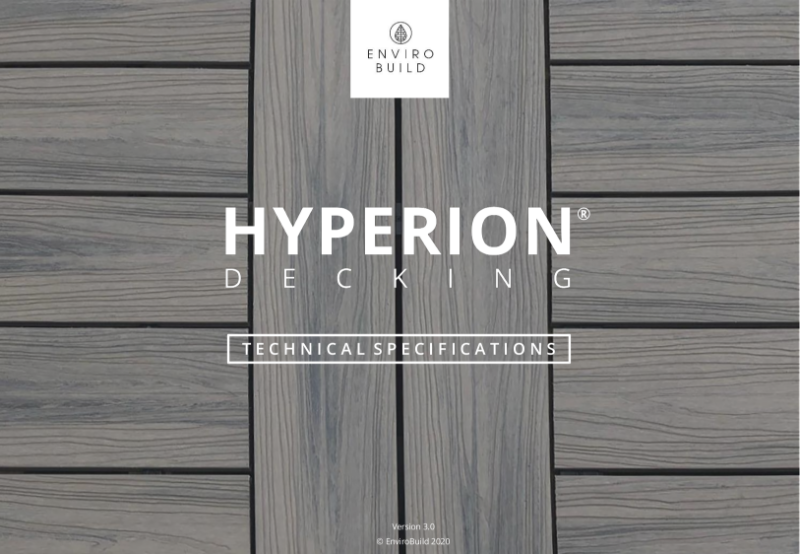 Hyperion Decking Technical Specifications