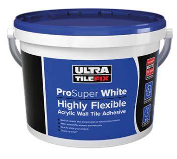 ProSuper White: Highly Flexible Acrylic Wall Tile Adhesive