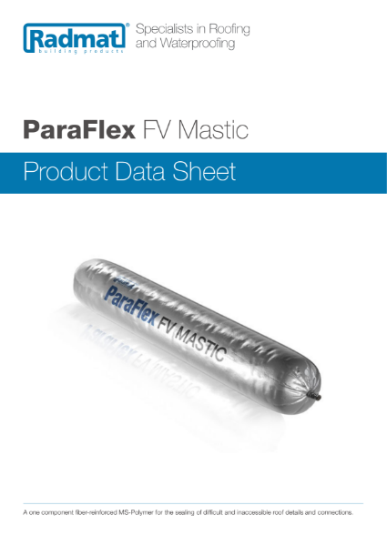 ParaFlex FV Mastic Product Data Sheet