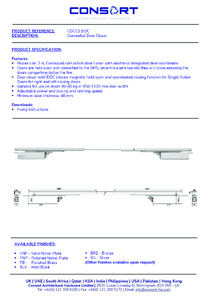 CDCC3.EIDC - Product Data Sheet