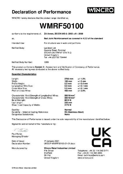 UKDOP-WMRF50100-21-01