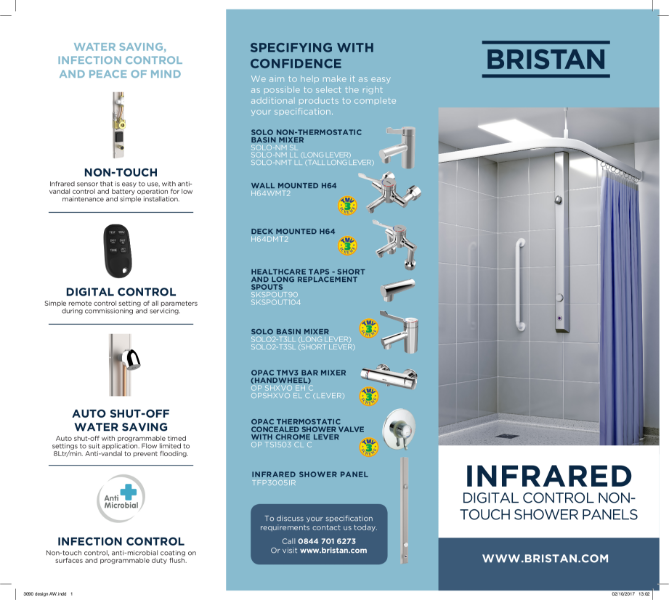 Infrared Shower Leaflet