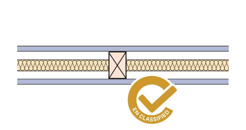 Siniat Non-loadbearing Timber Stud Partition - TS63x38-12dB-25G