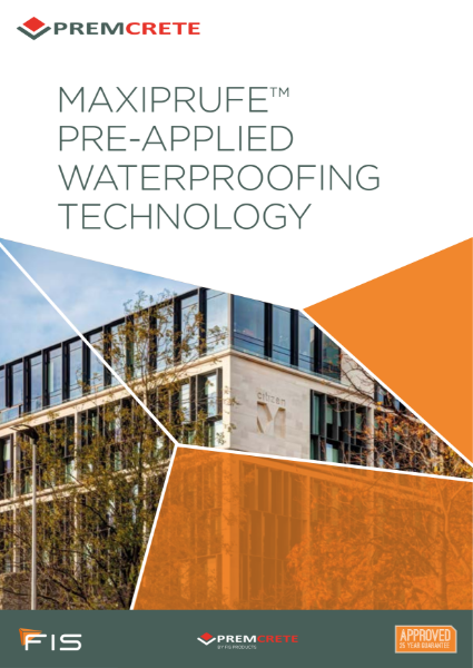 MAXIPRUFE Pre-applied Waterproofing Technology