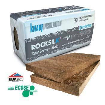 Rocksilk® Rainscreen Slab - 455 mm - Rock Mineral Wool