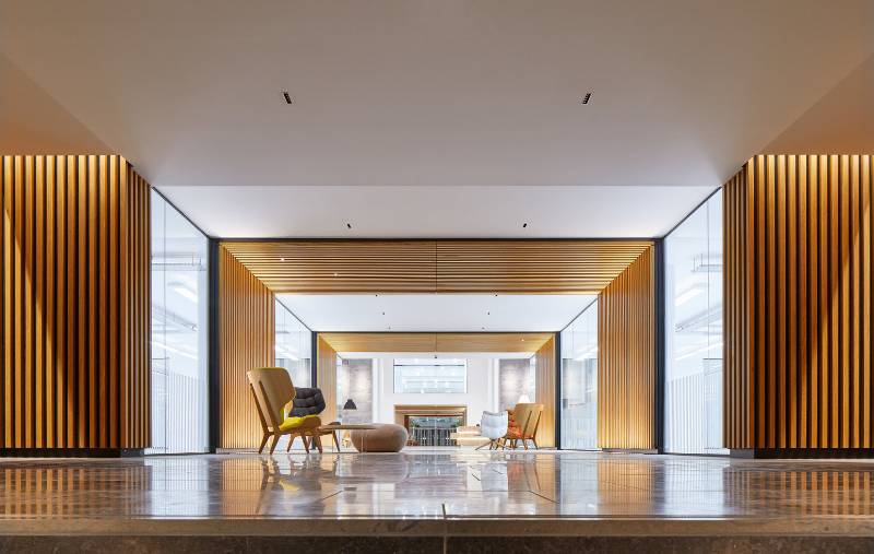 Acoustic Timber Panels (Slatted) - Solid Wood Panels and Aluminium TIMBER EFFECT options - Acoustic Wall Panels