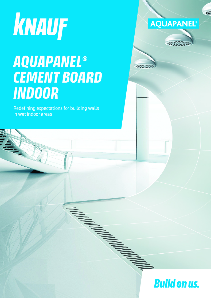 Knauf AQUAPANEL® Cement Board Indoor Brochure