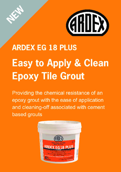 ARDEX EG 18 Plus Aplication Leaflet