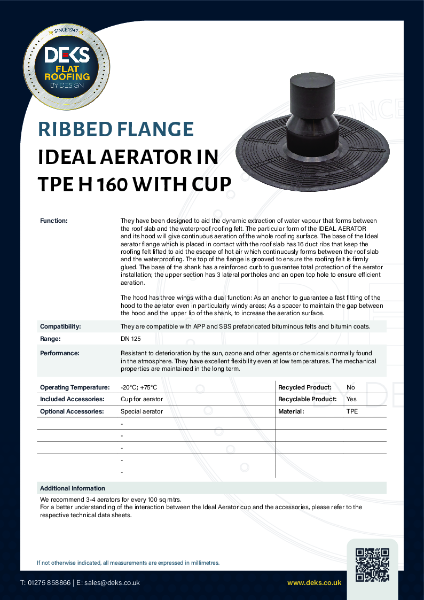 Roof Vent short- TPE