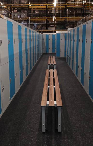 Metal Lockers & Cubicles at Co-op Depot Warehouse