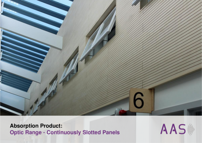 Optic - Continuously Slotted Acoustic Panels