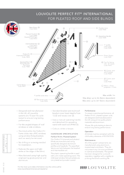 Perfect Fit International System Technical Specification