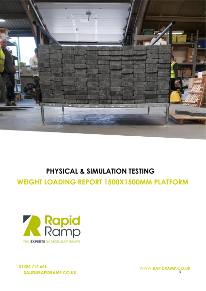 Ramp Platform Loading Test | Rapid Ramp