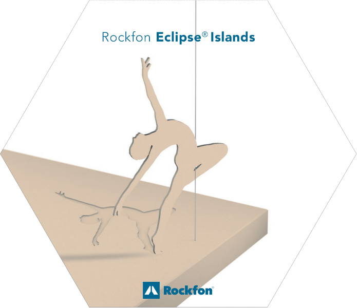 Acoustic Ceiling Islands with Rockfon Eclipse