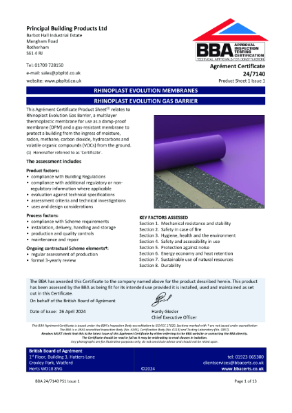 Rhinoplast Evolution Membranes - Evolution Gas Barrier