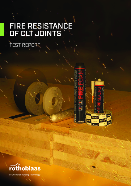 Fire Resistance of CLT Joints - Test Report