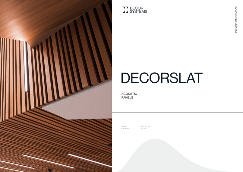 DecorSlat Product Data Sheet