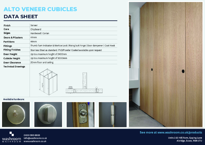 Alto Veneer Cubicles