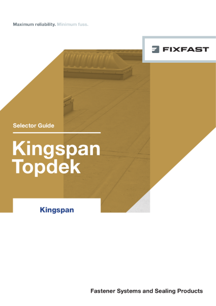 Fastener Selector Guide Kingspan Topdec Self Coring Fasteners.
