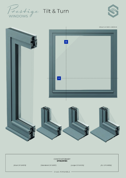 Prestige Tilt & Turn data sheet
