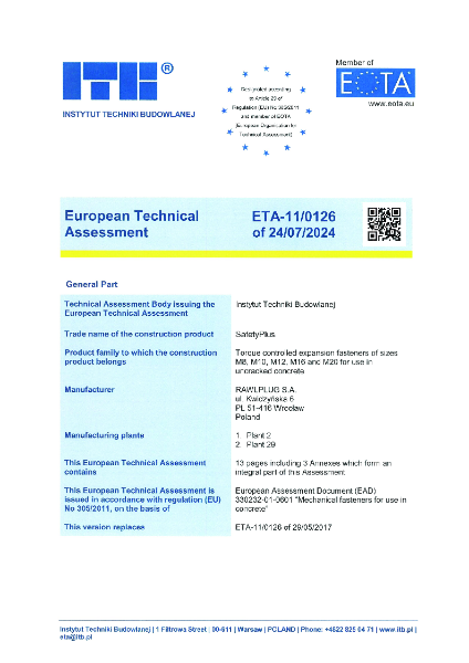 R-SPL Safety Plus  ETA