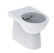 Geberit Selnova Floor-Standing WC, Washdown, Back-To-Wall, Horizontal Or Vertical Outlet, Semi-Shrouded, Rimfree - Floor-standing WC Set