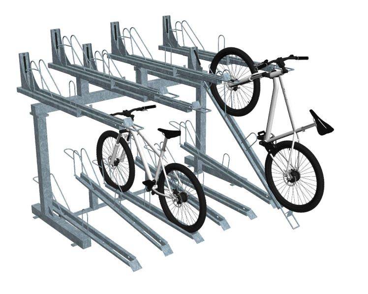 Double Decker Plus (Gas Assisted) - Cycle rack